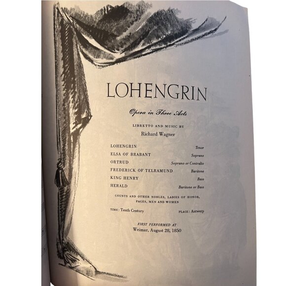 Vtg 1946 "A Treasury of Grand Opera" Songbook Paperback Henry Simon / 403 pages - Picture 10 of 16